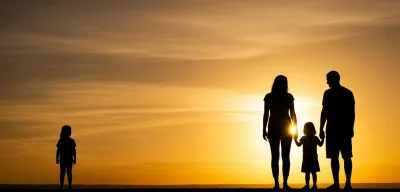 Family silhouettes with missing loved one - Wrongful Death Legal Representation